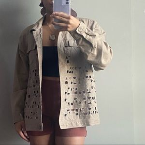 Vintage Floral Beaded Jacket